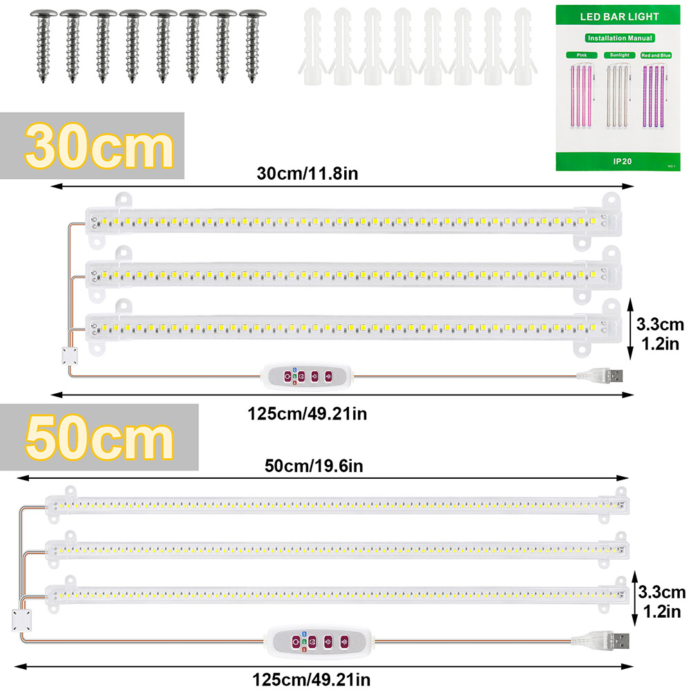 1/2/3/4Head LED Grow Light Str - Plant Growth Regulator review and price