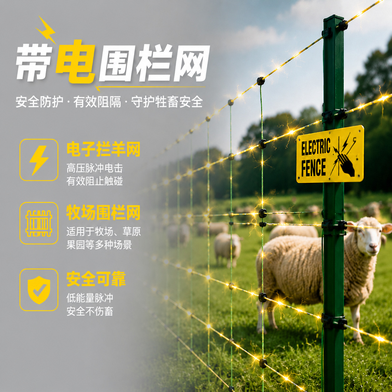 Electric fence net 50 meters l - Farming & Agriculture Word Stacks review and price