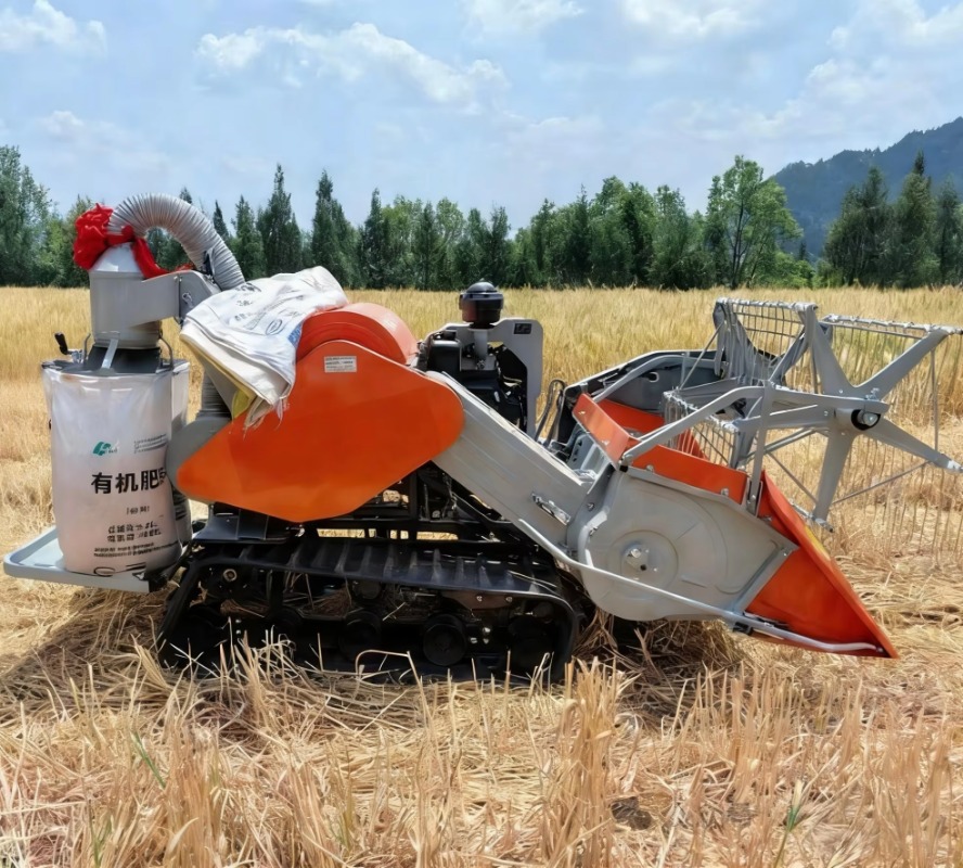 15HP Mini Crawler Combine Harv - Combine Harvester Mini review and price
