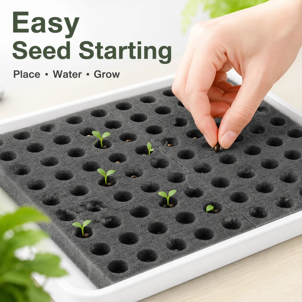 Soilless Hydroponic Plant Spon - Nursery Plug Tray review and price